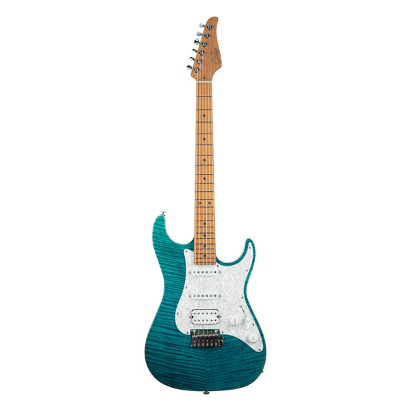 Suhr Standard Plus, Bahama Blue, Roasted Maple fingerboard