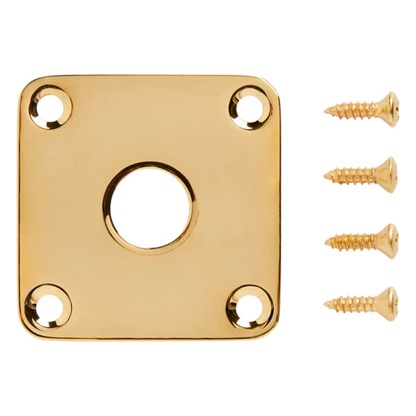 Gibson Metal Jack Plate, Gold