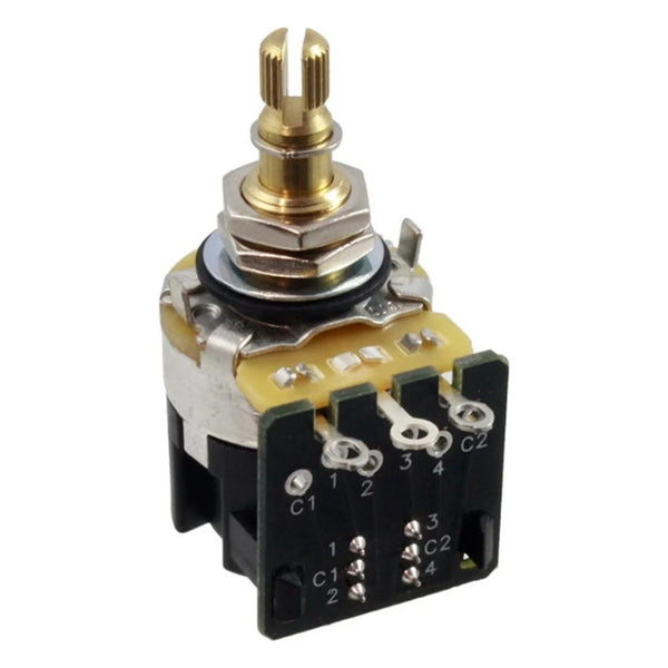 Allparts EP-5586 CTS 500K Push-Pull Audio Pot, Split Shaft
