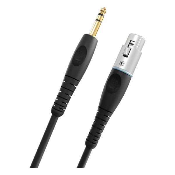 D'Addario PW-GM-25 Custom Series Microphone Cable, 1/4" TRS to XLR Female, 25'