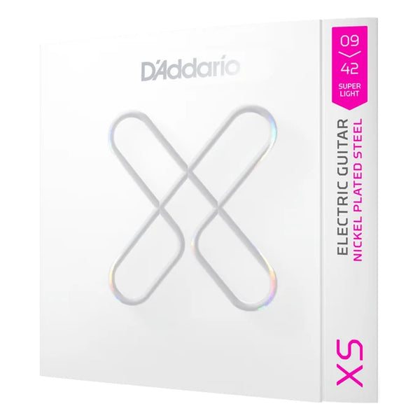D'Addario XSE0942 XS Nickel Coated Electric Guitar Strings, Super Light 9-42