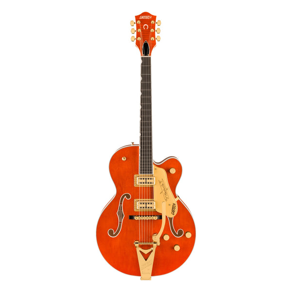 Gretsch Nashville Hollow Body with String-Thru Bigsby and Gold Hardware, Orange Stain
