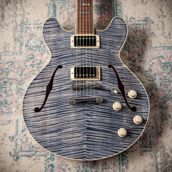 Collings I-35 Deluxe Custom Turquoise Finish TV White Back Throbak SLE 101 + #I35261290