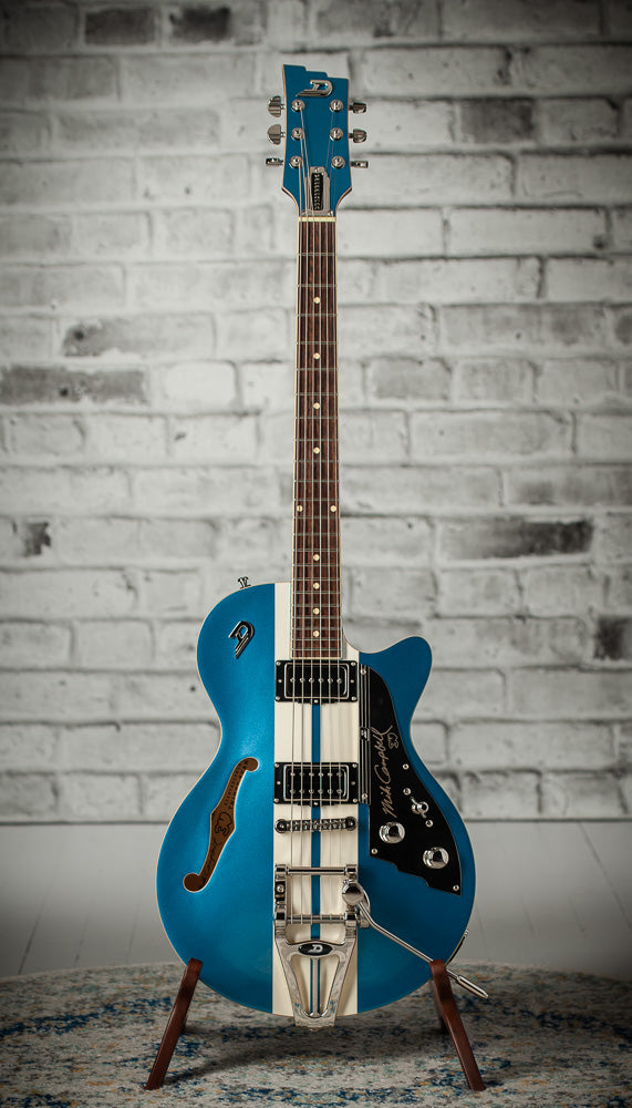 Duesenberg Mike Campbell 30th Anniversary Blue & White Twinstripes # 253380