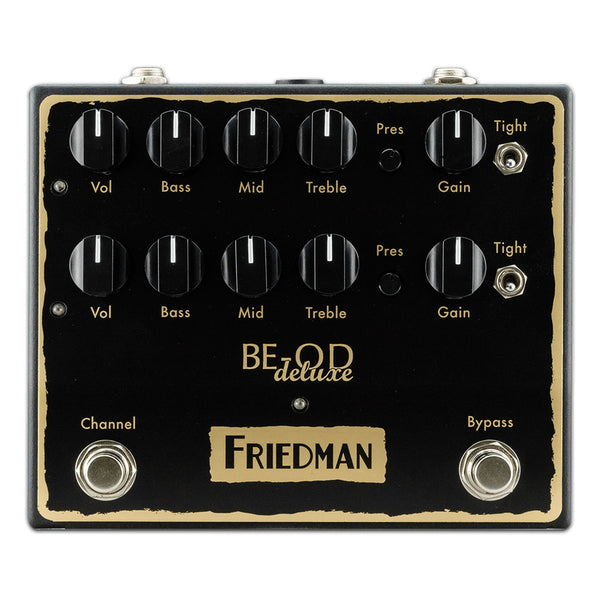 Friedman BE-OD Deluxe Overdrive Pedal, Black