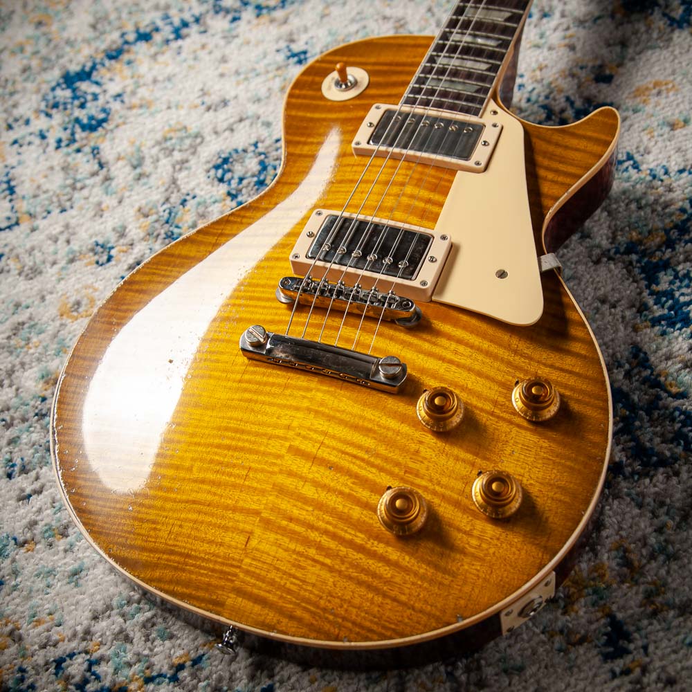 Gibson '59 Les Paul Standard RI Light Aged Green Lemon Made