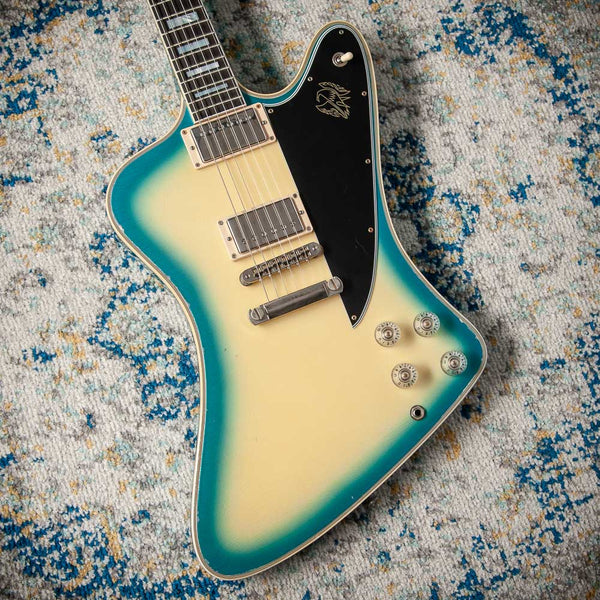 Gibson Murphy Lab Light Aged Custom Lake Blue Burst Firebird #CS601067