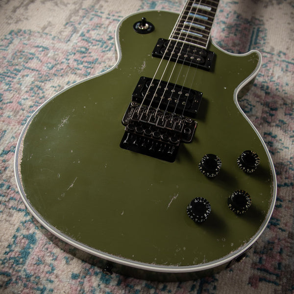 Gibson Murphy Lab Ultra Heavy Aged Les Paul Axcess Olive Drab #CS501801