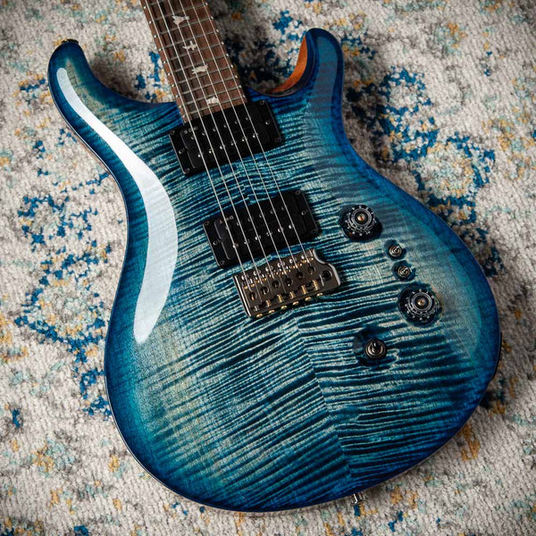 PRS Custom 24-08 10 Top DMO Sprayer's Choice Blue Burst Sparkle #0424063