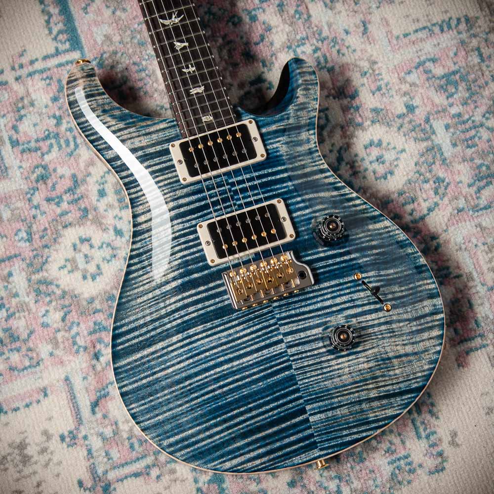 PRS Custom 24 Faded Whale Blue 10 Top | Lauzon Music