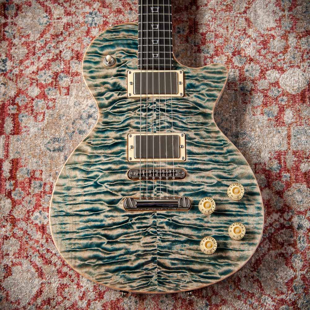 Tom Anderson Bobcat Natural Artic Blue w/ TV White Back – Lauzon Music
