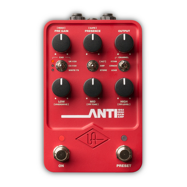 Universal Audio UAFX ANTI 1992 HighGain Amp Pedal