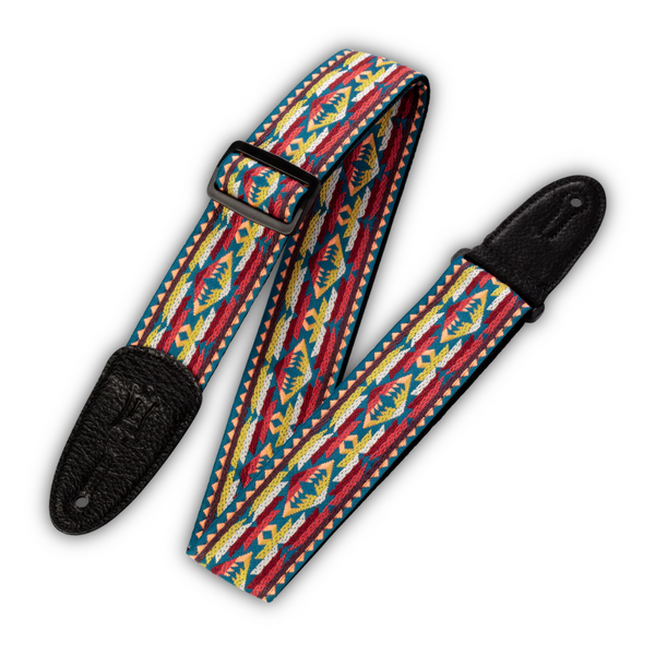 M8HT-22 2" 60's Hootenanny Jacquard Weave Guitar Strap