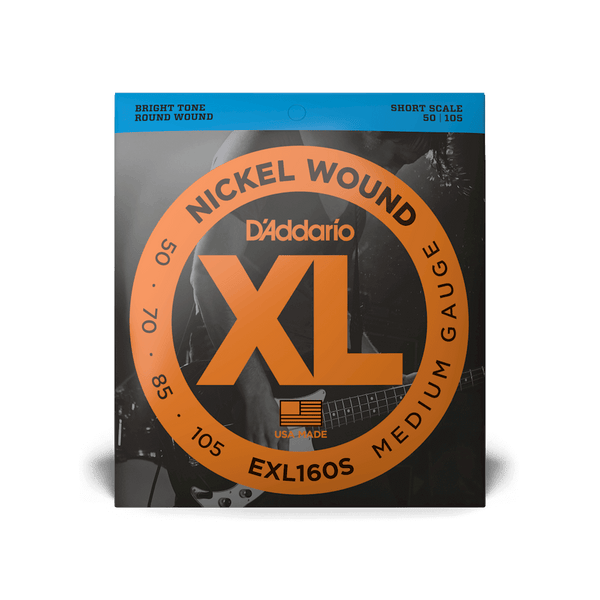 D'ADDARIO EXL160S SET BASS XL 50-105 Short Scale