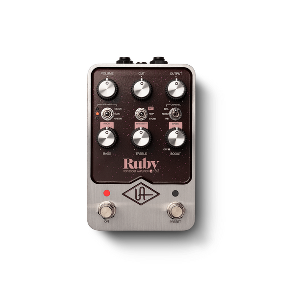 Universal Audio UAFX Ruby '63 Top Boost Amplifier