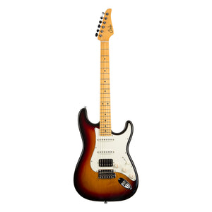 Suhr Classic S, 3 Tone Burst, HSS, Maple fingerboard