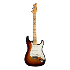 Suhr Classic S, 3 Tone Burst, SSS, Maple fingerboard