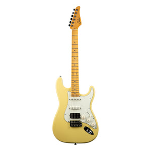 Suhr Classic S, Vintage Yellow, HSS, Maple fingerboard