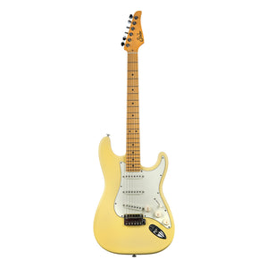 Suhr Classic S, Vintage Yellow, SSS, Maple fingerboard