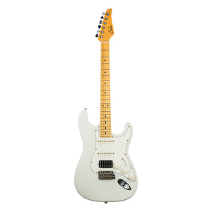 Suhr Classic S Antique, Olympic White, HSS, Maple fingerboard