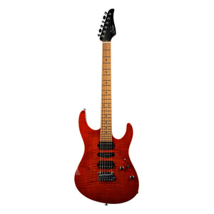 Suhr Modern Plus, Fireburst, Roasted Maple fingerboard