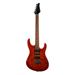 Suhr Modern Plus, Fireburst, Pau Ferro fingerboard