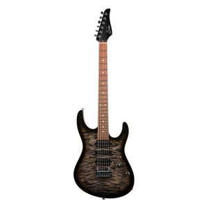 Suhr Modern Plus, Trans Charcoal Burst, Pau Ferro fingerboard