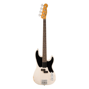 Fender Mike Dirnt Road Worn Precision Bass, White Blonde, Rosewood fingerboard