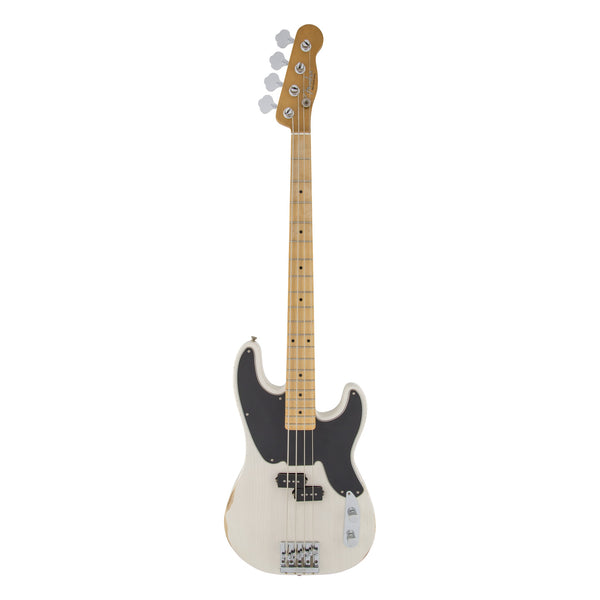 Fender Mike Dirnt Road Worn Precision Bass, White Blonde, Maple fingerboard