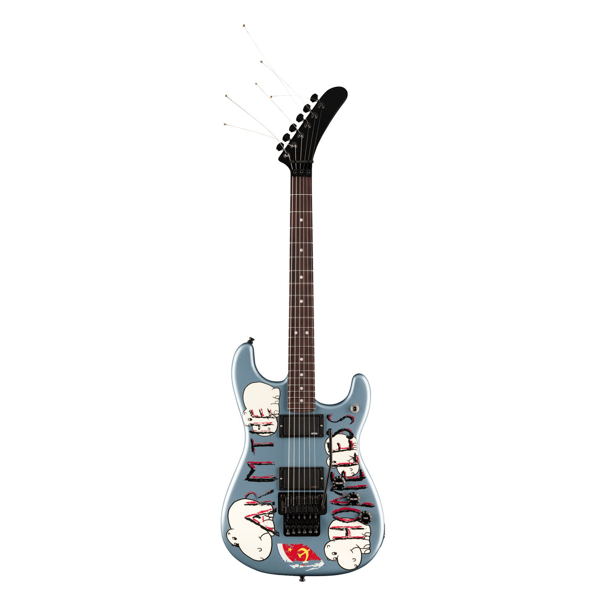 Fender Tom Morello's "Arm The Homeless"" Guitar", Blue Ice Metallic