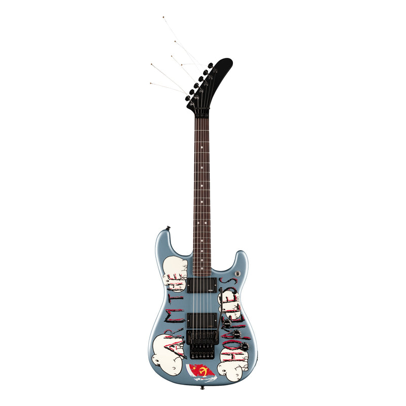 Fender Tom Morello's "Arm The Homeless"" Guitar", Blue Ice Metallic