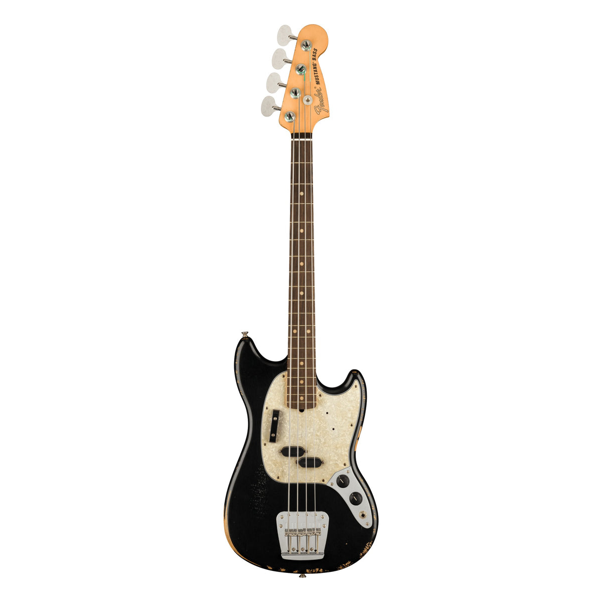 Fender JMJ Road Worn Mustang Bass, Black