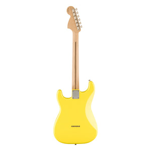 Fender Tom DeLonge Stratocaster, Graffiti Yellow, back