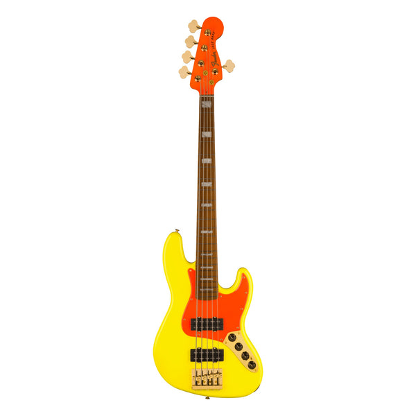 Fender MonoNeon Jazz Bass V, Neon Yellow