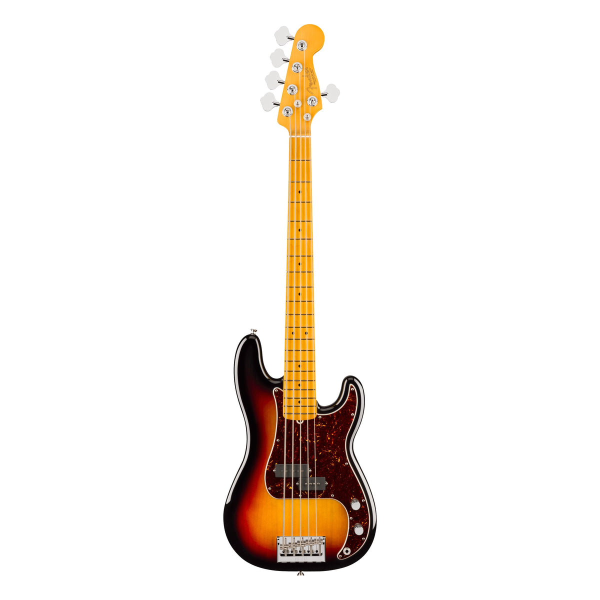 Fender American Professional Precision Bass V, 3-Color Sunburst, Maple fingerboard