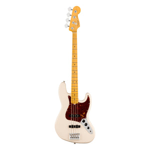 Fender American Professional Jazz Bass, Olympic White, Maple fingerboard