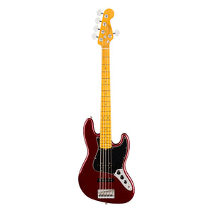 Fender American Professional Jazz Bass V, Oxblood, Maple fingerboard