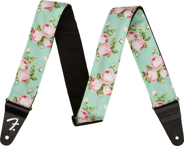 Fender Floral Marigold Strap Surf Green