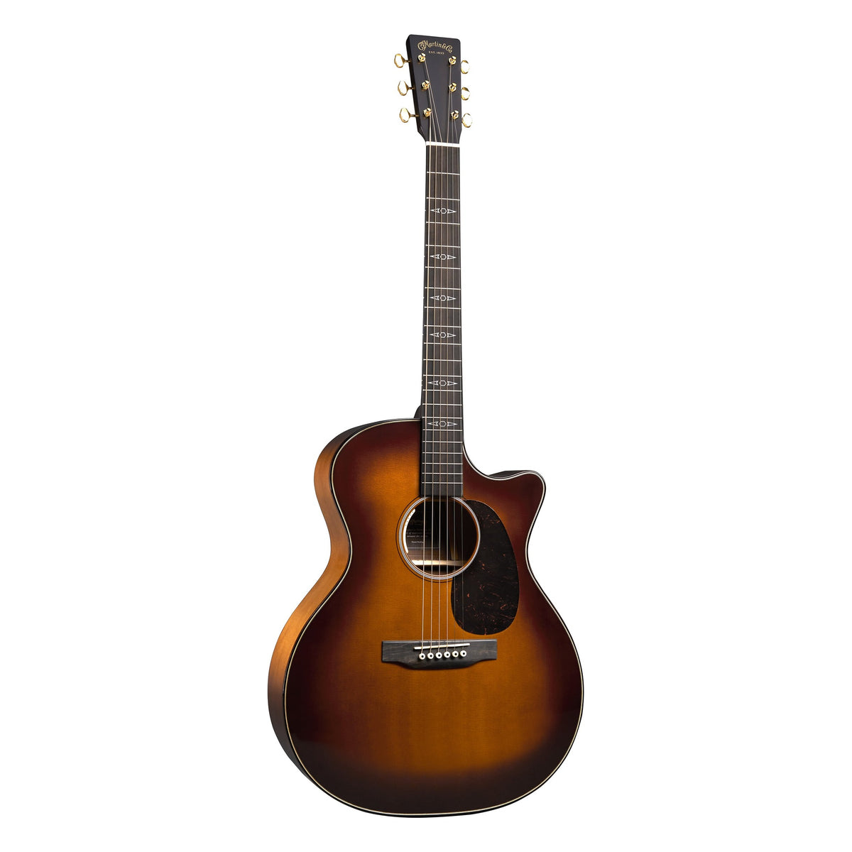 Martin GPCE Inception Maple, Amber Fade Sunburst