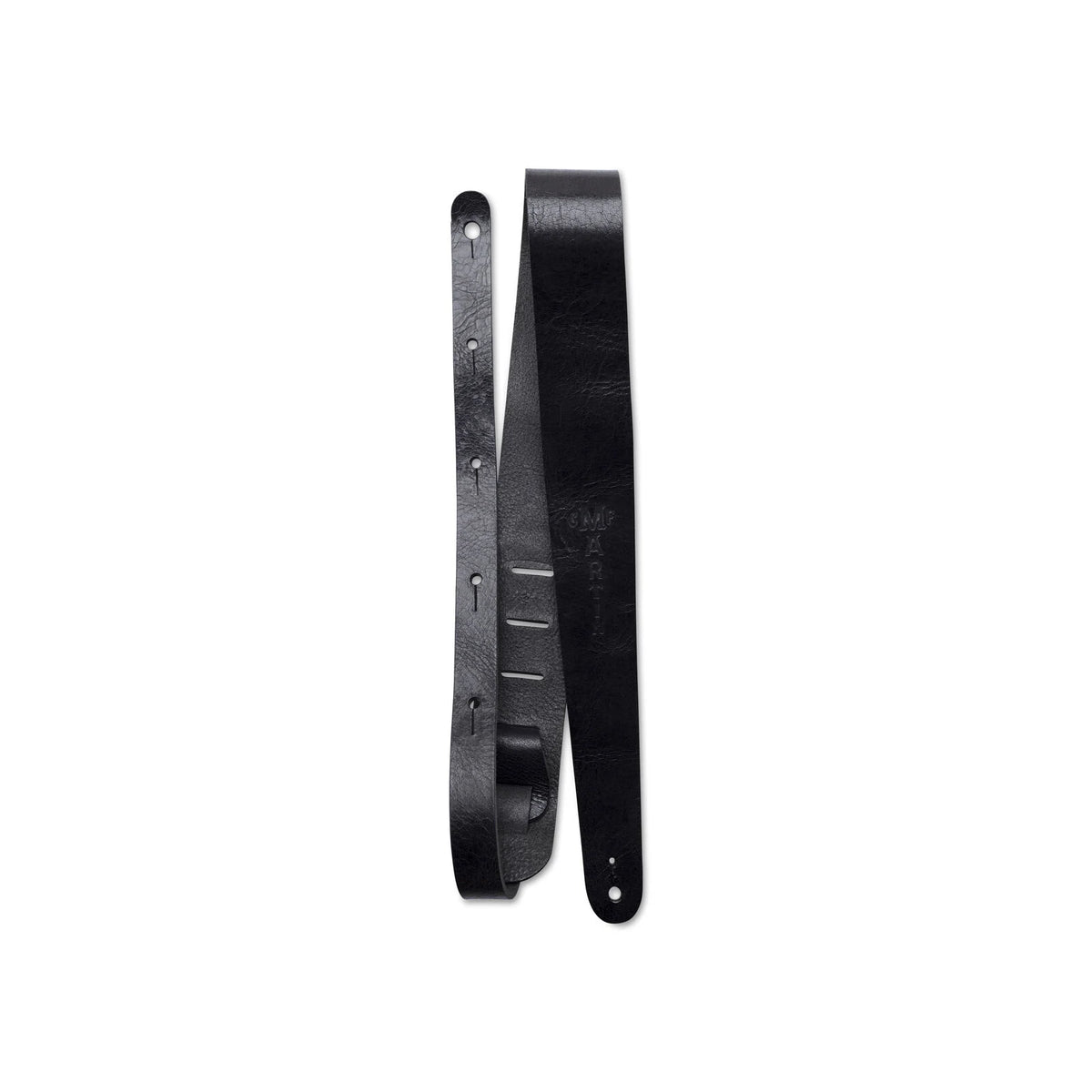 Martin 18A0064 2" Ace Strap CFM Logo Leather Black