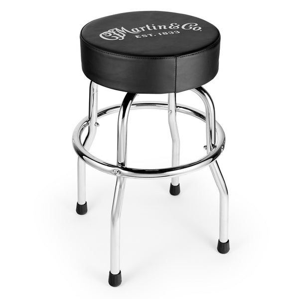 Martin Barstool  Black with White Logo