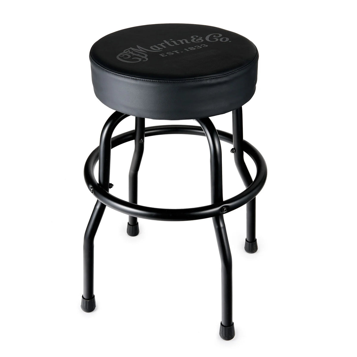 Martin Barstool  Black with Logo