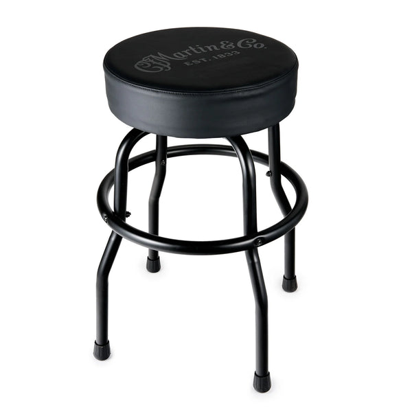 Martin Barstool  Black with Logo
