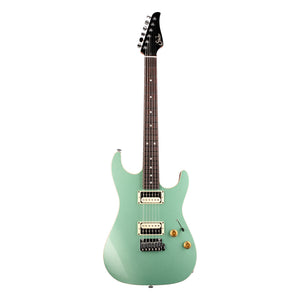 Suhr Pete Thorn Signature Series Standard, Cactus Green Metallic, Suhr 2-Post Solid Saddles