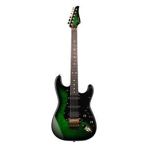 Suhr Classic S Studio LE, Trans Green Burst