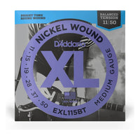 D'Addario EXL115BT XL Nickel Wound Electric Guitar Strings, Balanced Tension Medium 11-50