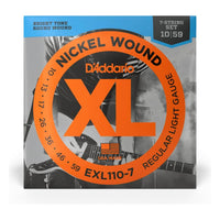 D'Addario EXL110-7 XL Nickel Wound 7-String Electric Guitar Strings, Regular Light 10-59