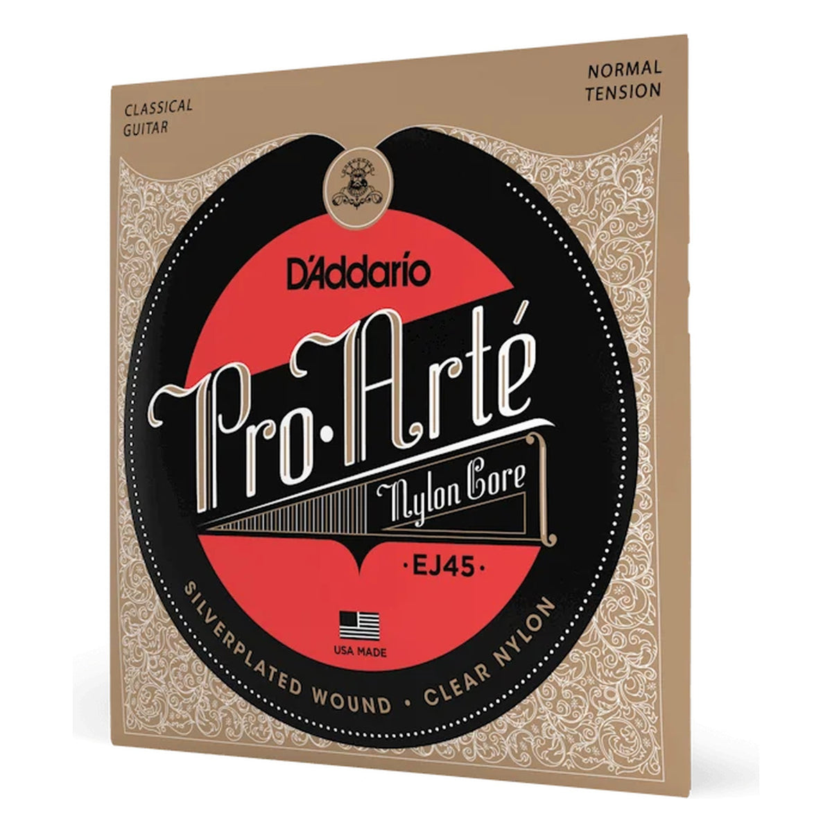 D'Addario EJ45 Pro-Arte Nylon Classical Guitar Strings, Normal Tension