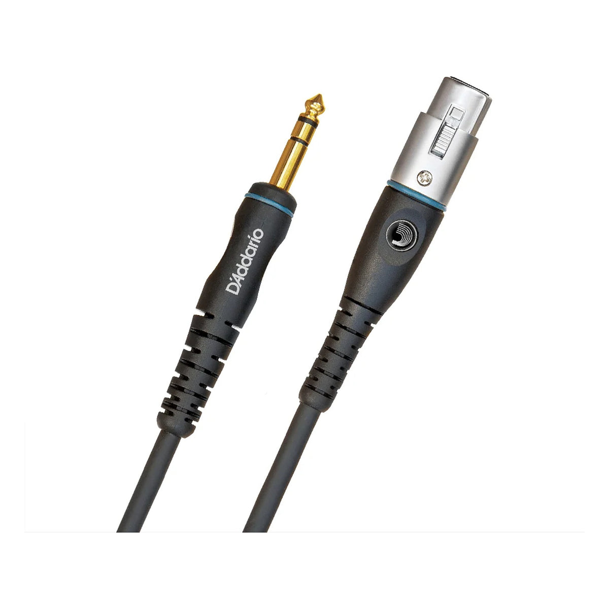 D'Addario PW-GM-10 Custom Series Microphone Cable, 1/4" TRS to XLR Female, 10'