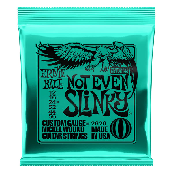 Ernie Ball 2626 Not Even Slinky Nickel Wound Electric Guitar Strings, 12-56